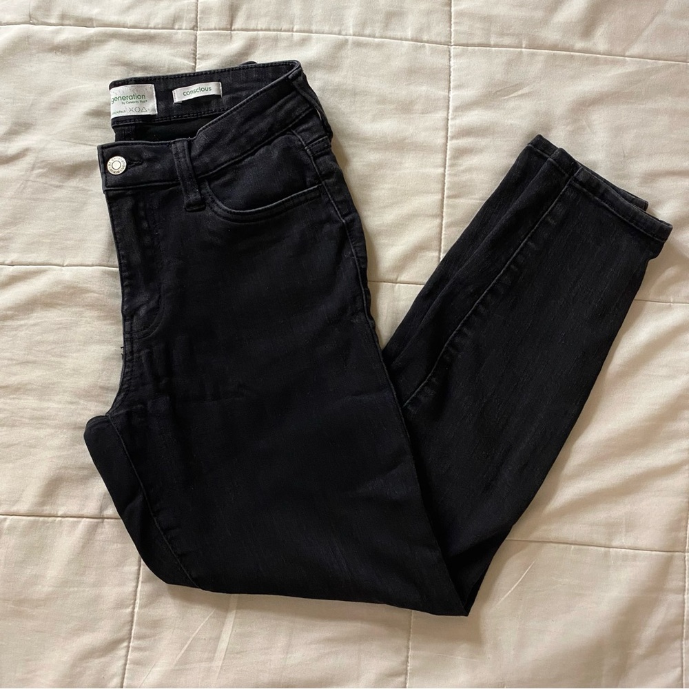 Women's Black Skinny ripped Jeans